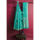 Exclusive Turquoise Kanchipuram Silk Saree 